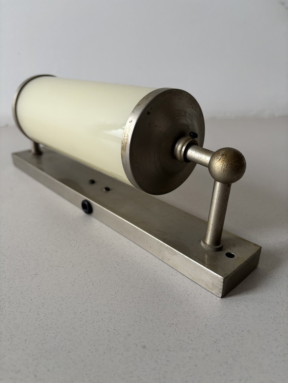 Image 1 of Tubular Art Deco wall lamp 1930s Bauhaus