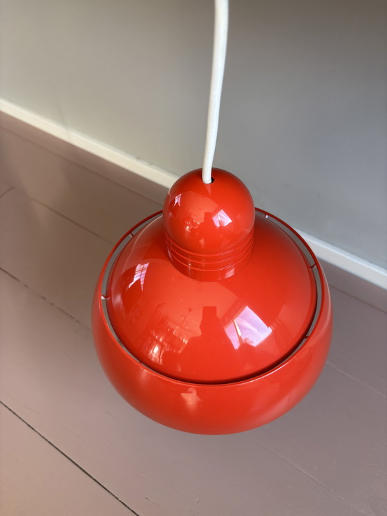 Image 1 of Vintage Osram hanglamp rood 