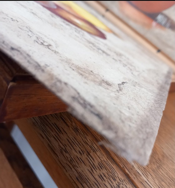 Image 1 of Rare Triptyque d'art AMATEdu Mexique signé MARIN México 