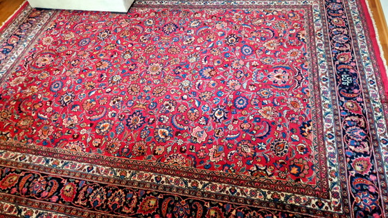 Handknotted Persian Rug Mashad/Mashhad 290×380 cm – Vintage – Rugs & carpets, Wool (photo 4 of 9)