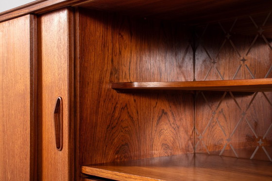 Image 1 of Credenza danese in teak e palissandro di metà secolo di P. Westergaard Møbelfabrik, anni '60