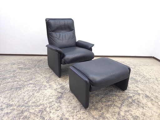 De Sede ds 61 Armchair with Footstool Designer Armchair Leather Armchair Chair Paris