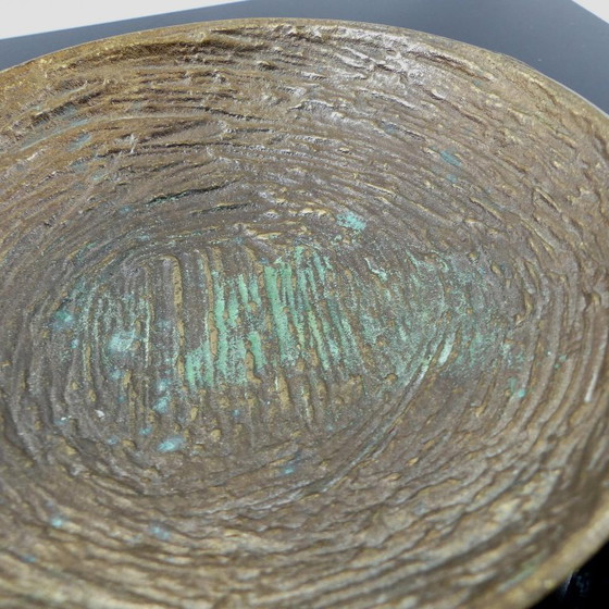Image 1 of Bronze bowl, 1960s, brutalist style