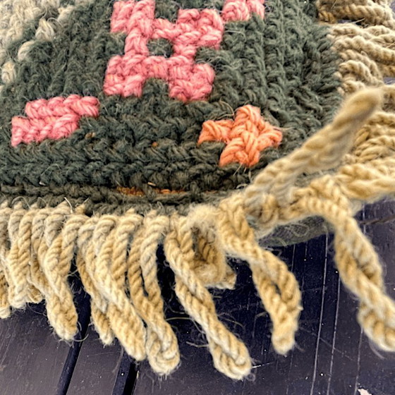 Antica Fodera per Cuscino Tradizionale Portoghese Arraiolos in Legno – Cuscini, Wool (photo 5 of 10)