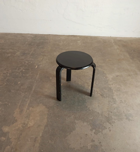 Sgabello nero vintage – Sgabelli, Wood (photo 4 of 14)