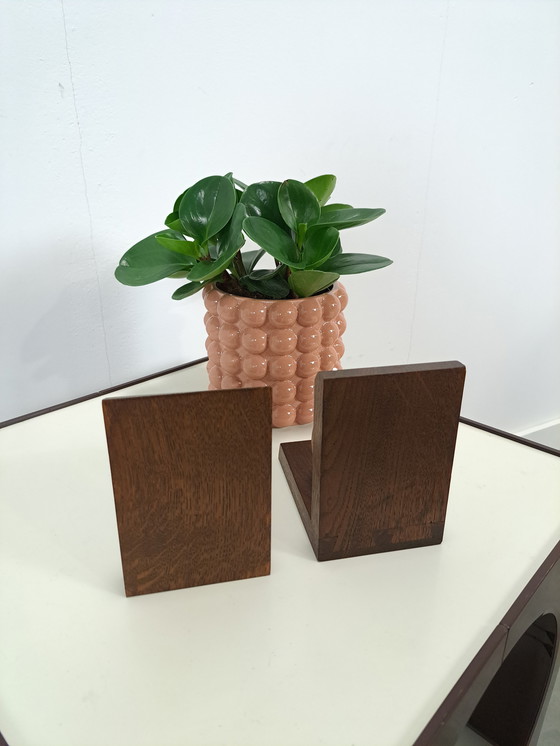 Image 1 of Ancien serre-livres en bois