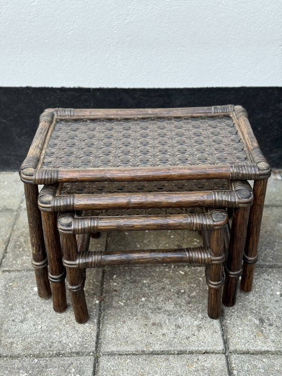 Image 1 of Ensemble vintage de tables gigognes Manou