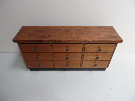 Vintage Brutalist Ladekast – Ladekasten, Wood (photo 2 of 10)