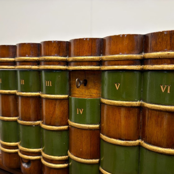 Classic English Globe Wernicke Storage Book #2 – Decorative Objects, Leather, Wood (photo 6 of 7)