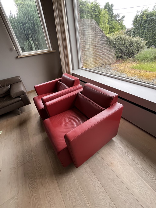 2 armchairs Jori - Lindo - swivel base