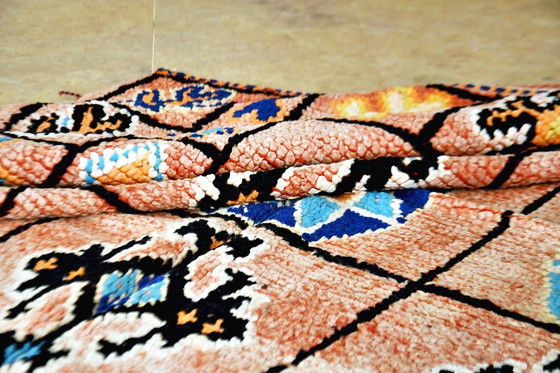 Image 1 of Vintage Boujaad Moroccan Rug – 300 x 185 cm – Faded Red & Blue