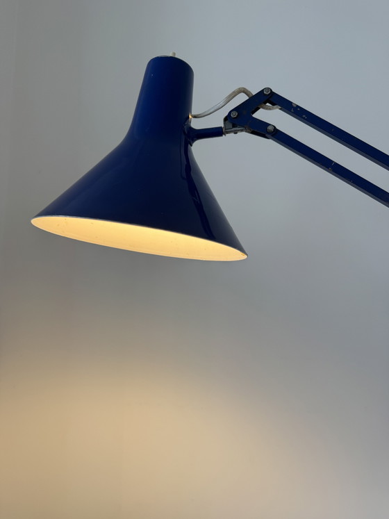 Image 1 of Vintage LUXO Architect Lamp – Blue – Industrial Design