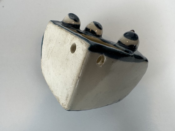 Image 1 of 5x Originele mid-century Wandzwaluwen en hun nesten (2x) - W. Germany