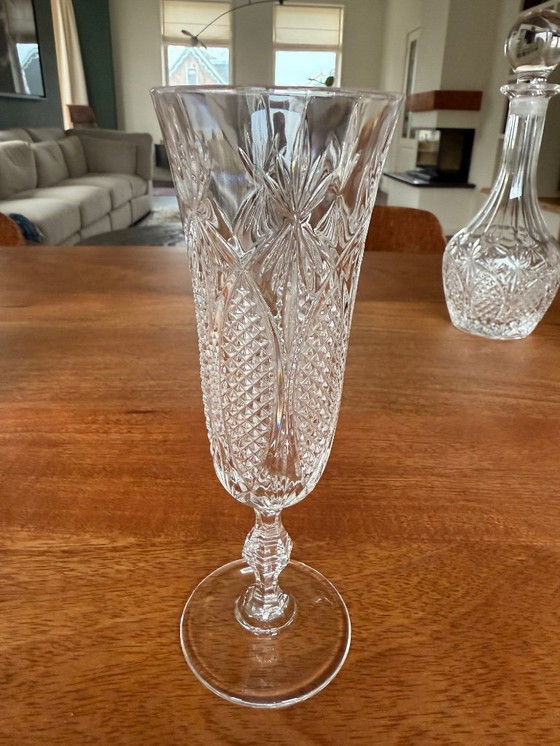 Image 1 of Vintage crystal glass set 