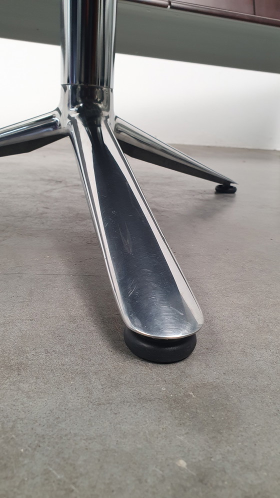 Image 1 of Tavolino di design Kei BULO, impiallacciato in rovere marrone scuro