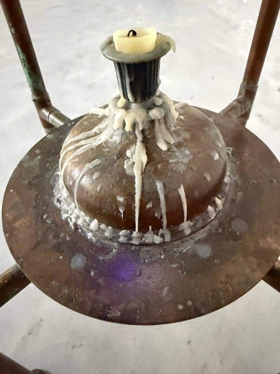 Cor de Ree – Tavolino unico / oggetto d'arte (1991) – Tavolini, polished steel, Vetro (photo 10 of 10)