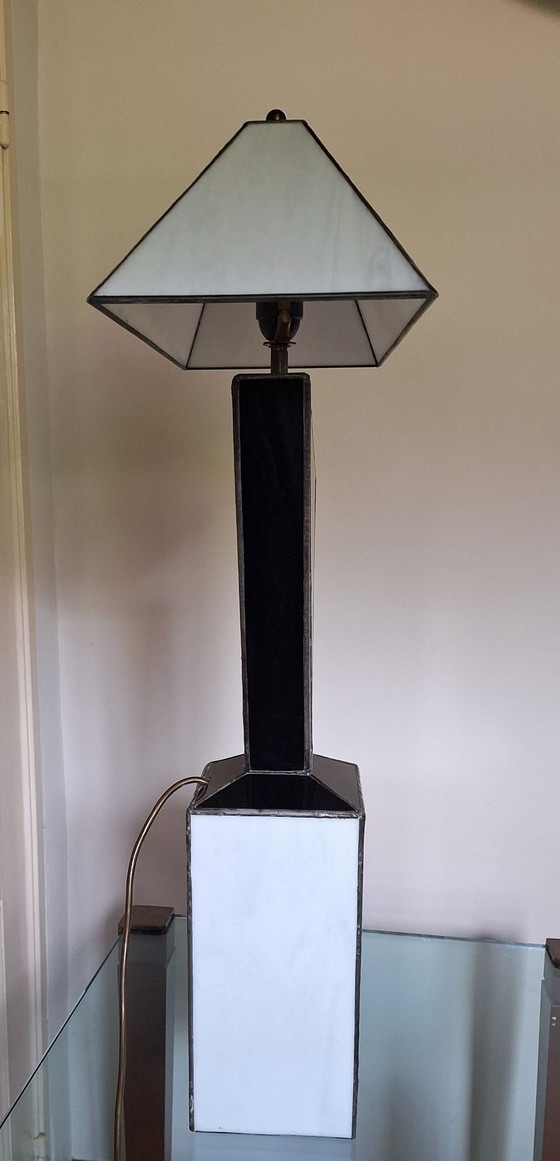 Lampada da tavolo anni '60 in vetro e ottone – Lampade da tavolo (photo 3 of 10)