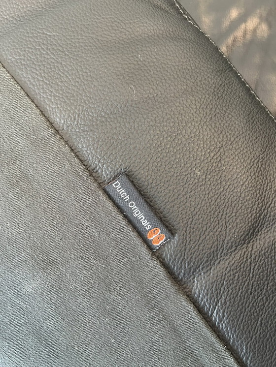 Image 1 of Dutch Originals Gispen AD2 Sofa - Schwarzes Leder