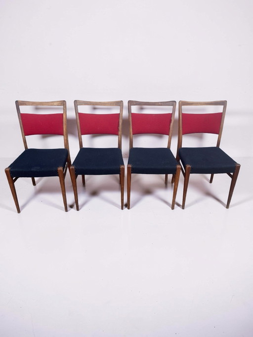 Juego de 4 sillas de comedor vintage