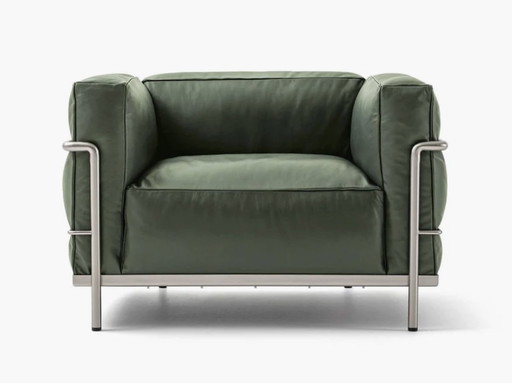 Cassina LC3Fauteuil Grand Confort Durable Fauteuil Chrome