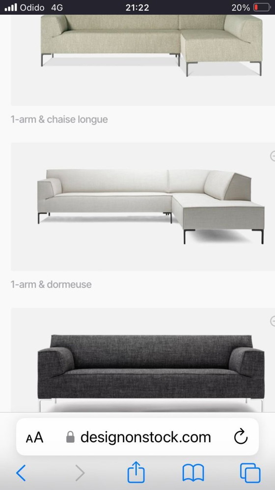 Image 1 of Diseño en stock - Sofá esquinero Bloq