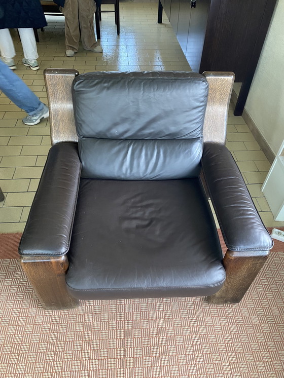 Image 1 of Set Durlet vintage (tre posti, due posti singoli e tavolino da caffè)