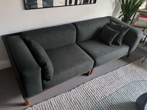 Bolia Cosy modulaire bank (246 cm) - Massief donker geolied eikenhouten onderstel – 3-5 zitsbanken, Textile (photo 5 of 6)