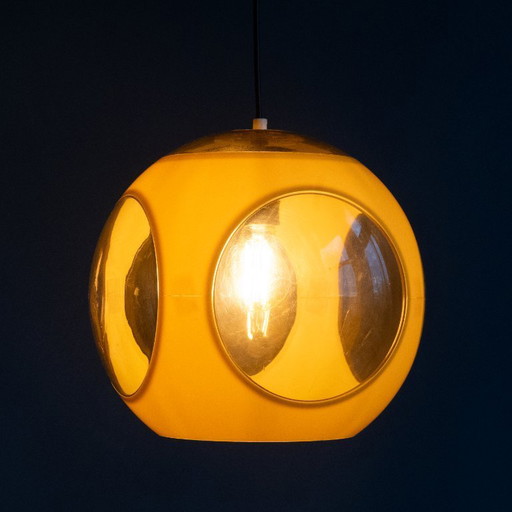 Yellow Massive Bug Eye Space Age Hanglamp
