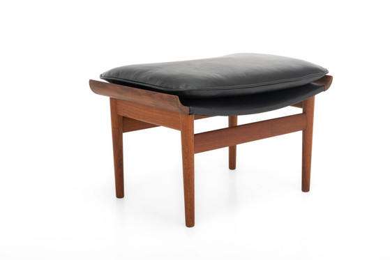 Bwana Lounge Chair and ottoman by Finn Juhl for France & Son, Denmark, 1960s – Armchairs, Leather, Design (photo 15 of 19)