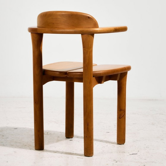 Image 1 of MK10590 Set da pranzo in legno di ontano di Erwin Berghammer per Team 7, Set di 7