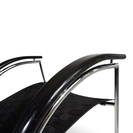 Poltrona lounge Thonet di Peter Maly, 1980 – Poltrone, Cromo, Legno, Vintage (photo 6 of 16)