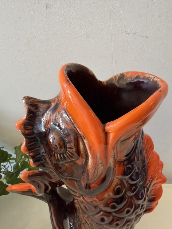 Pichet vintage milieu du siècle en forme de poisson – Accessoires de table, Ceramic (photo 5 of 7)