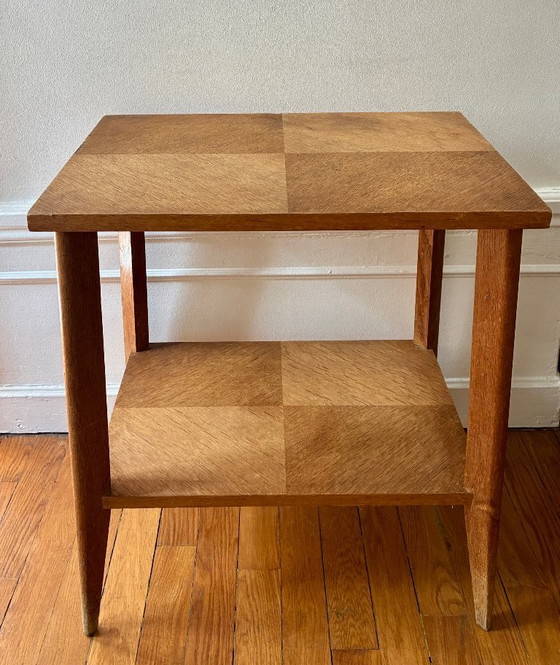 Image 1 of Klein vintage bijzettafeltje in Scandinavische stijl
