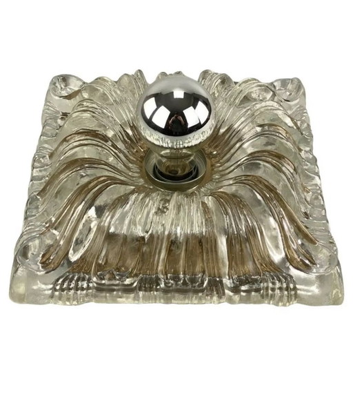 60s 70s Lamp Lamp Wall Lamp Wall Lamp Ice Glass Space Age Design 60s