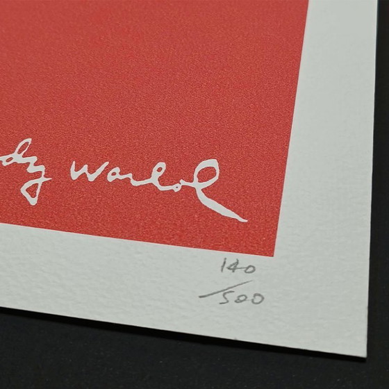 Image 1 of Litografía de edición limitada de Andy Warhol por CMOA, numerada a lápiz.