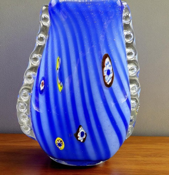 Image 1 of Murano - Murano vaas toegeschreven aan Barovier & Toso, jaren 1950, Art Deco stijl