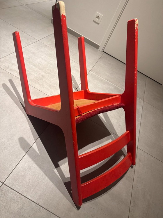 Image 1 of 6 sedie 1970 di fabbricazione belga