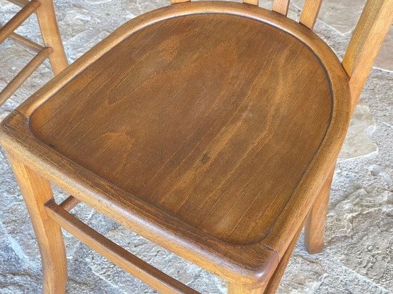 Image 1 of Vintage Bistro Chairs from Luterma, 1950s, Set of 2