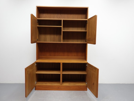 Vintage wall unit | 2-piece | Teak | 1980s