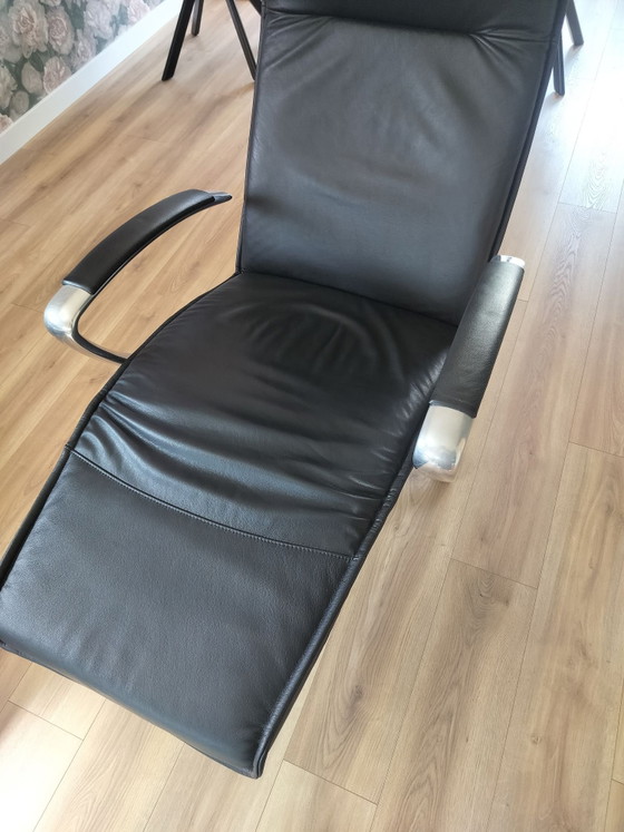 W.Schillig Sillón reclinable – Sillones reclinables, Cuero, Metal (photo 4 of 5)