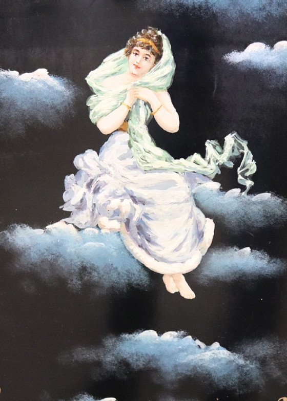 Image 1 of Set of 2 Single Beds in Iron, Art Nouveau Early 20th Century