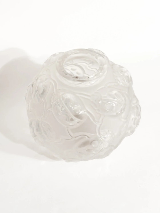 Lalique 'Coccinelle' Crystal Vase, 1980s (photo 3 of 9)
