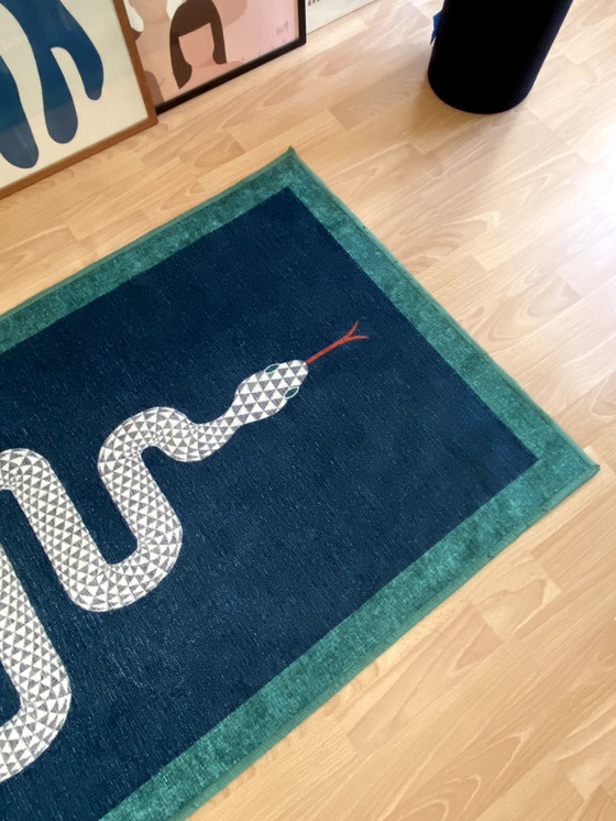 Image 1 of Runner Rug with Snake Motif 215 x 90 cm