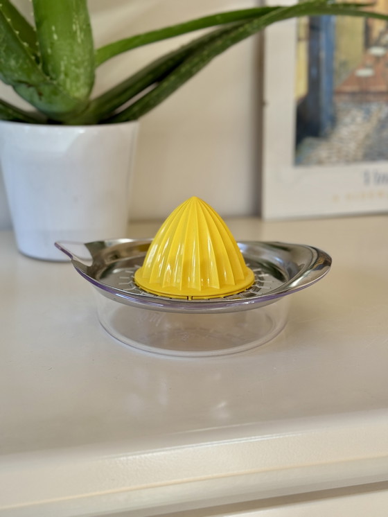 Image 1 of Vintage Citrus Press Stainless Steel & Fresh Yellow Ikea Spritta