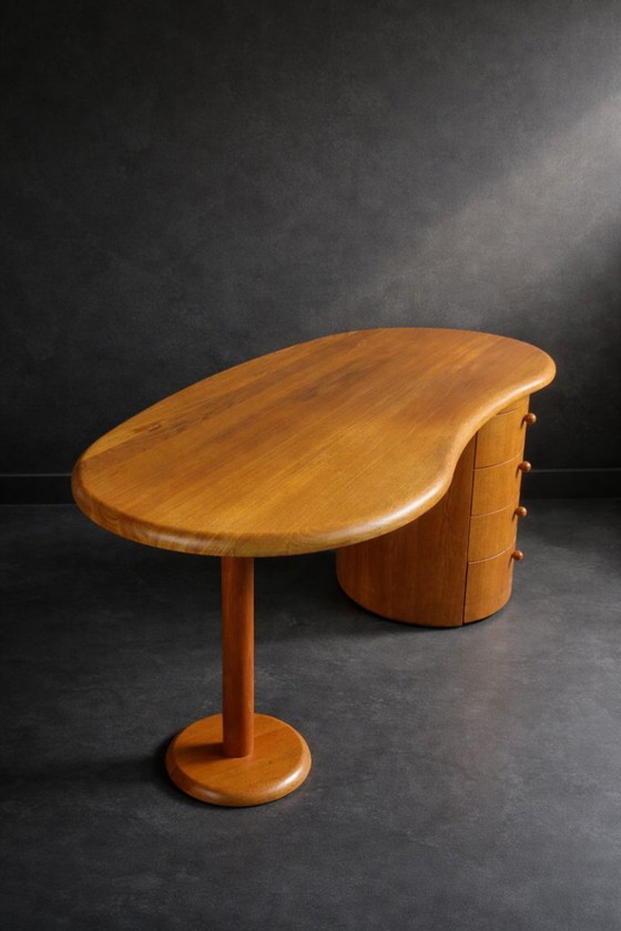 Image 1 of Schreibtisch aus massivem Teakholz von C.F. Christensen für CFC Silkeborg