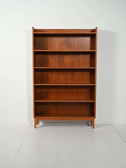 Skandinavisches Teakholz-Bücherregal von Ferdinand Lundquist, 1960er Jahre