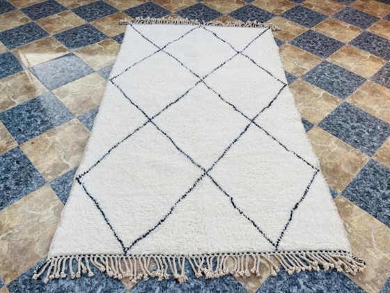 Image 1 of Alfombra bereber de lana natural de 250 cm x 150 cm.