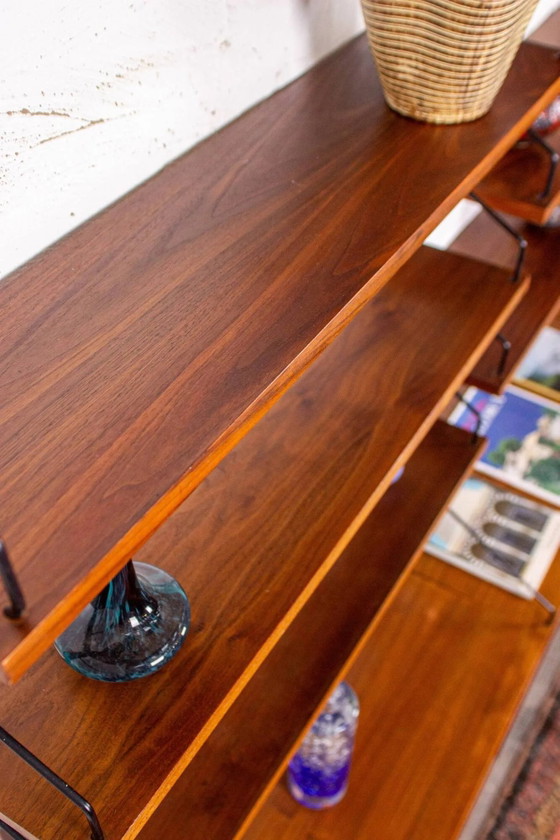 Poul Cadovius Shelving System Cado Royal Vintage Teak 60s – Shelving unit, Wood, Metal, Scandinavian (photo 13 of 18)
