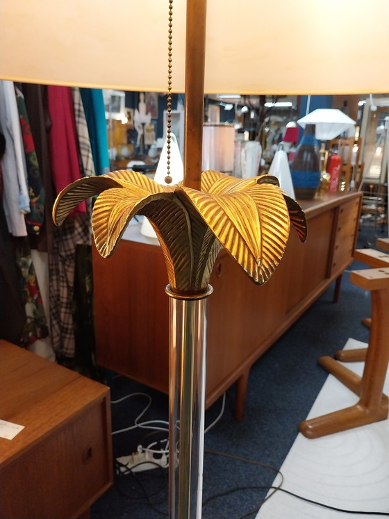 Image 1 of 1 lámpara de pie estilo Willy Daro Hollywood Regency de 150 cm, años 70