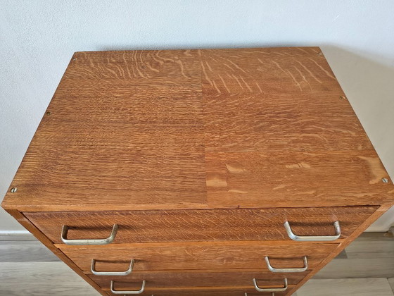 Image 1 of Mid-Century Ladekast – Massief Hout – Jaren 60 Deens Design